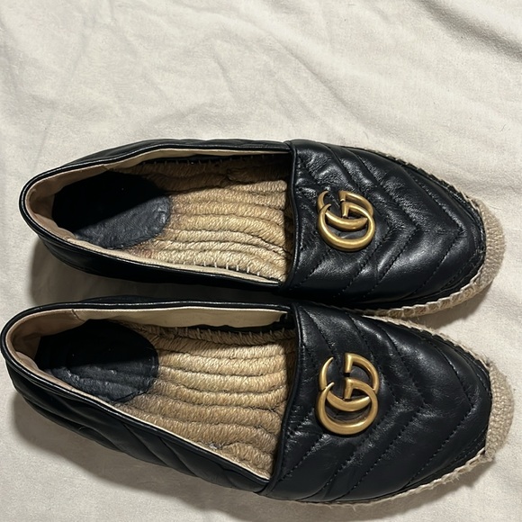 Gucci espadrille double G. Worn. Open to offers. - Picture 3 of 5